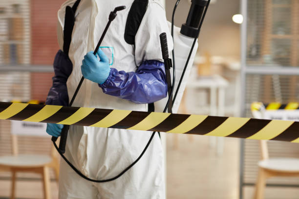 Professional Biohazard Cleanup technician working in Winslow, AZ